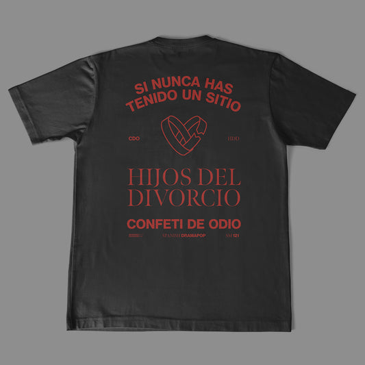 Camiseta Confeti de Odio "Hijos del Divorcio"