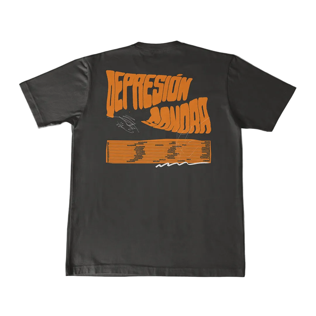 Camiseta Negra Depresión Sonora "Gira 2022"