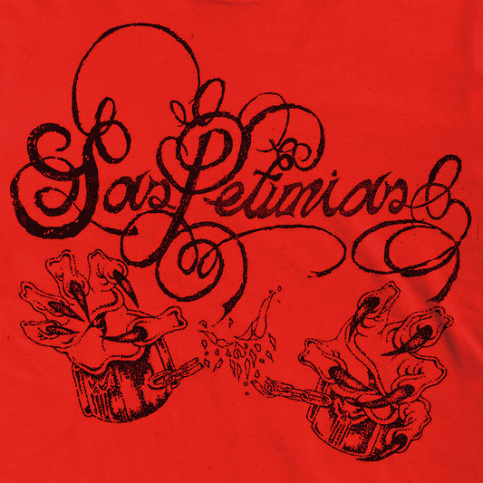 Camiseta Roja Las Petunias