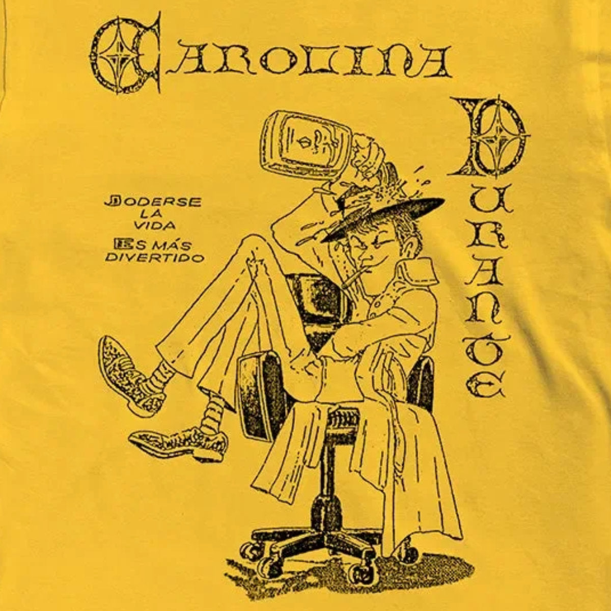 Carolina Durante - Camiseta Joderse La Vida (amarillo)