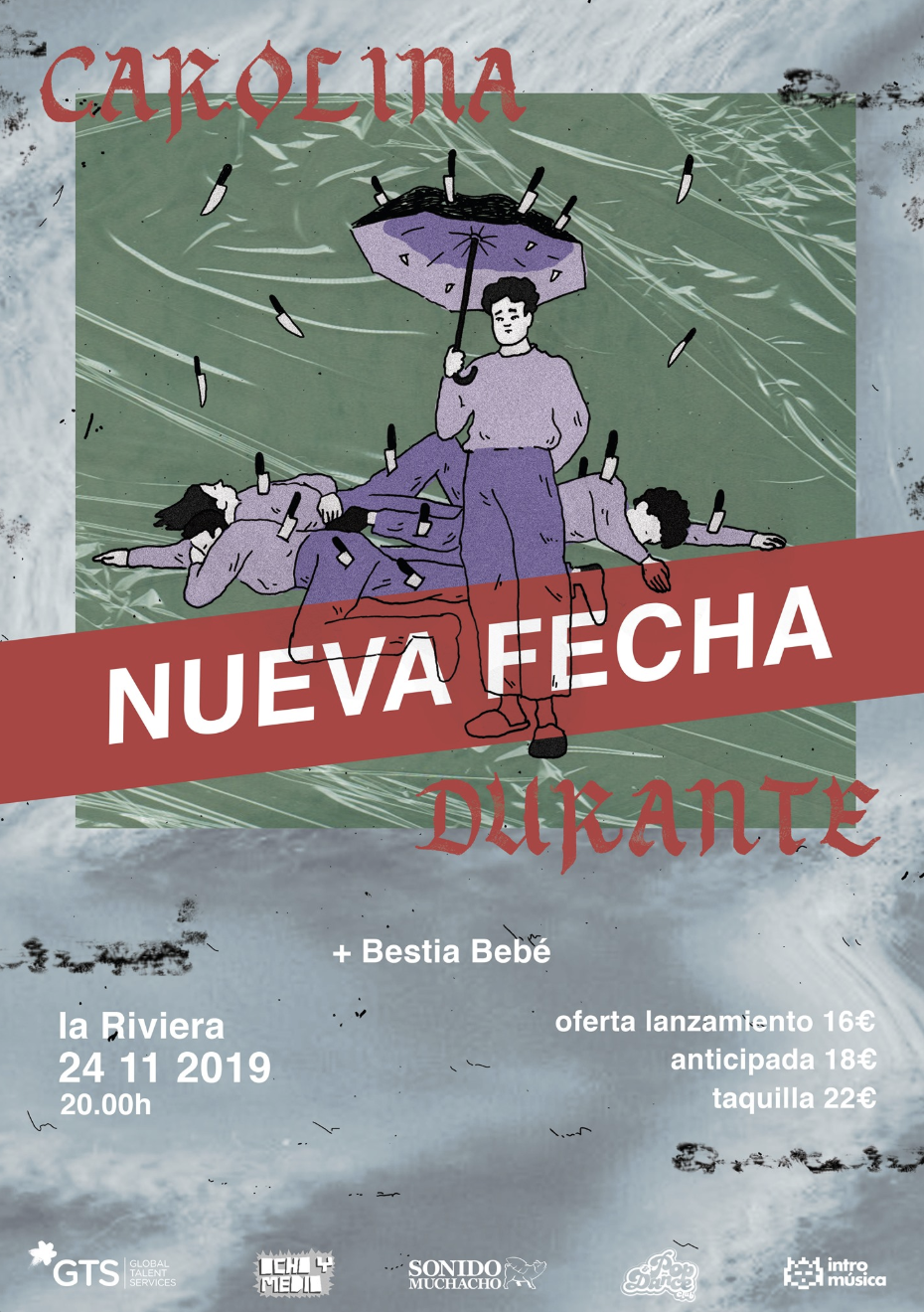 Carolina Durante dobla su fecha en La Riviera