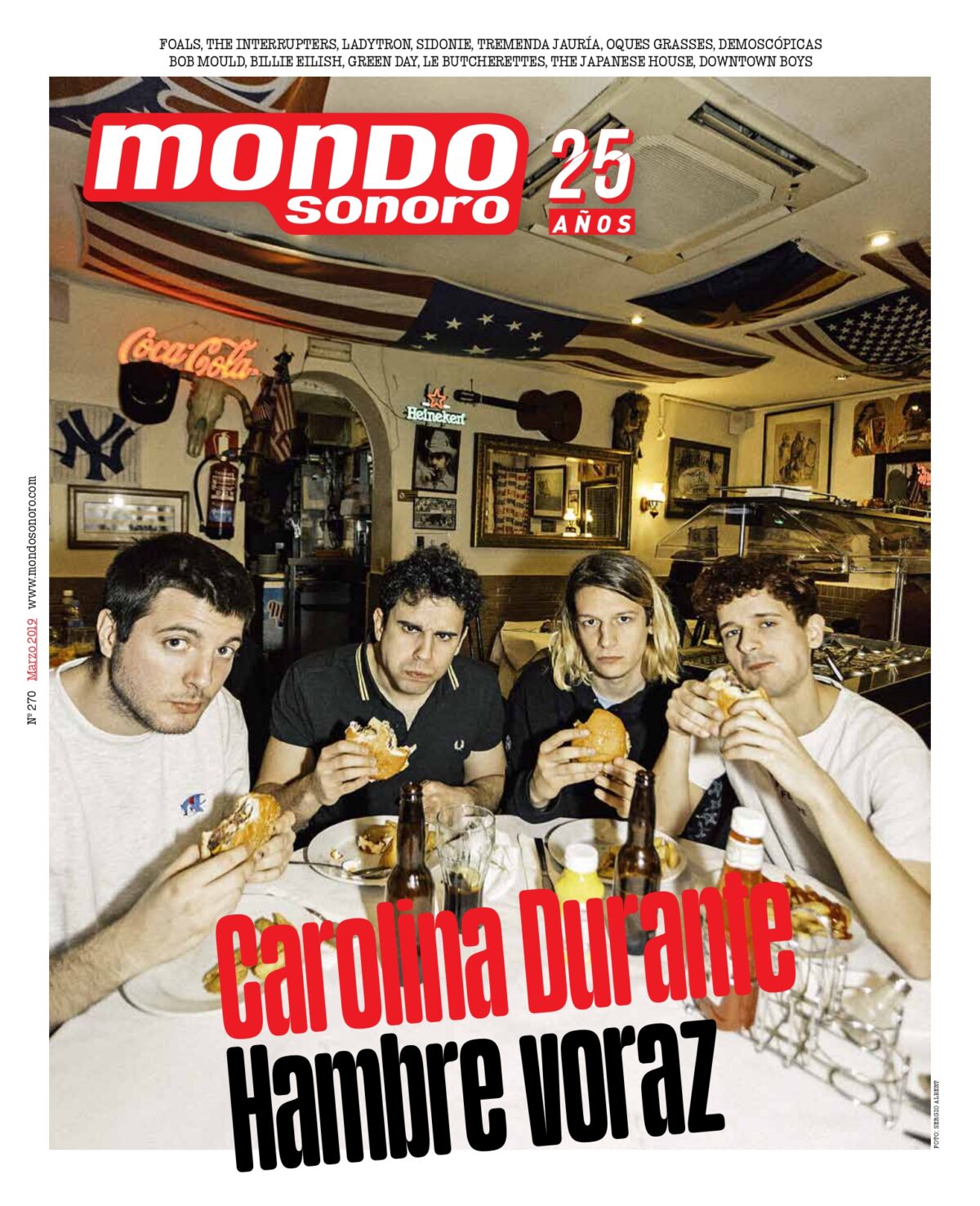 Carolina Durante, portada de Mondo Sonoro