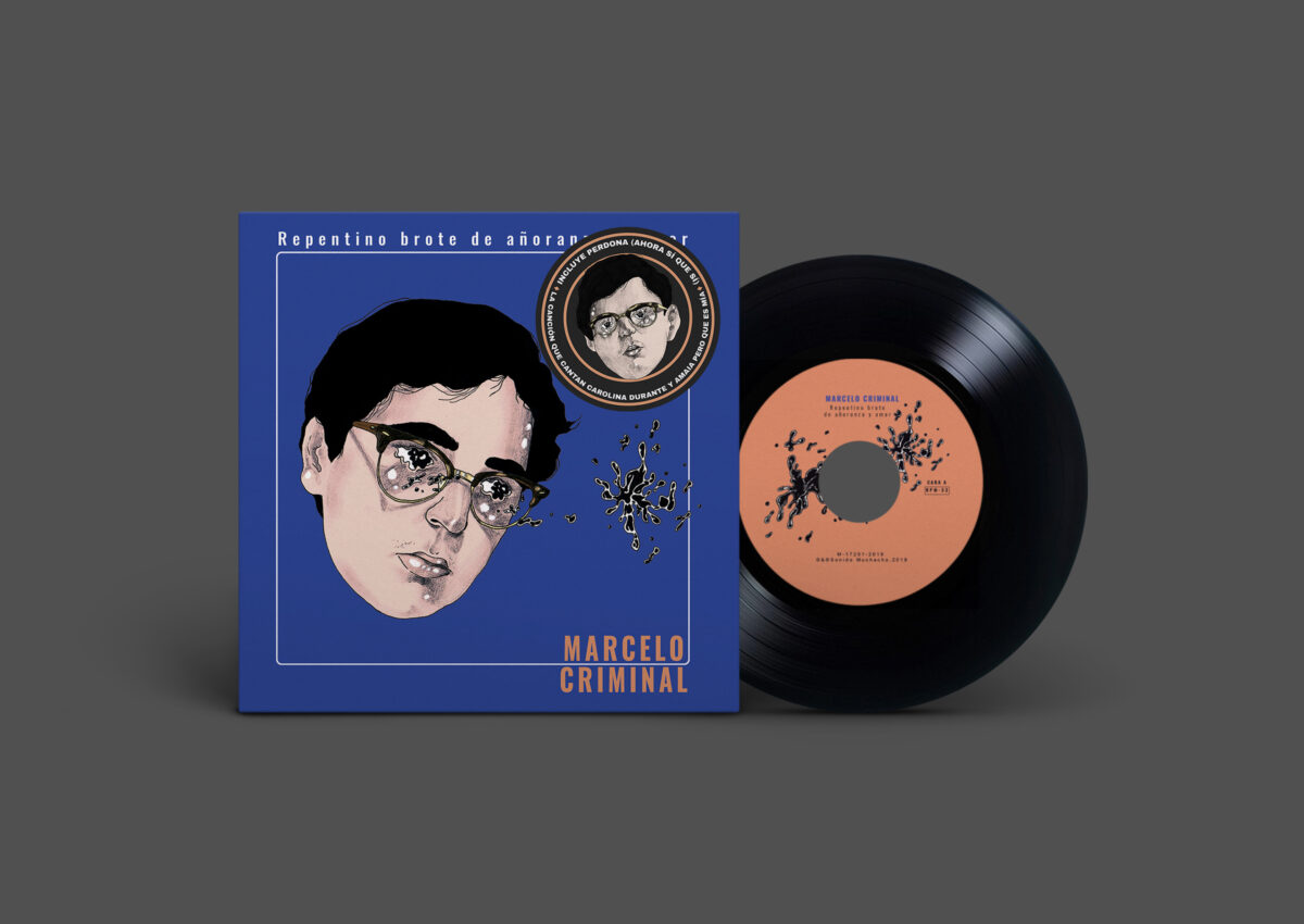 Marcelo Criminal presenta su primer EP en vinilo, "Repentino Brote de Añoranza y Amor"