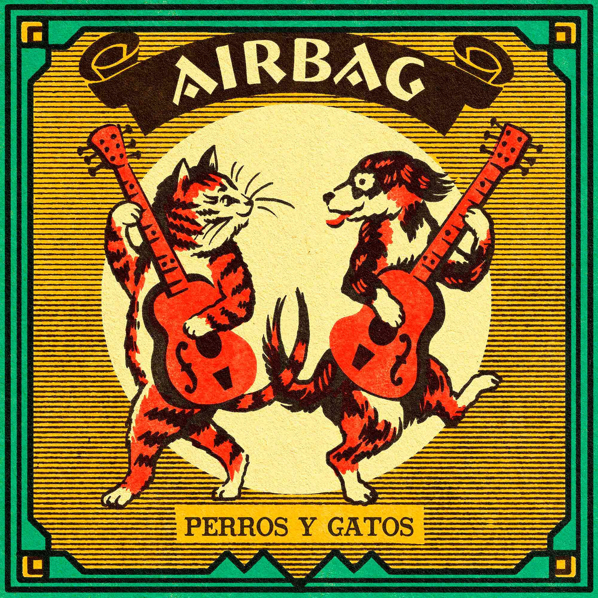 Airbag presenta "Perros y Gatos". Segundo single de su nuevo álbum, disponible ya su preorder.