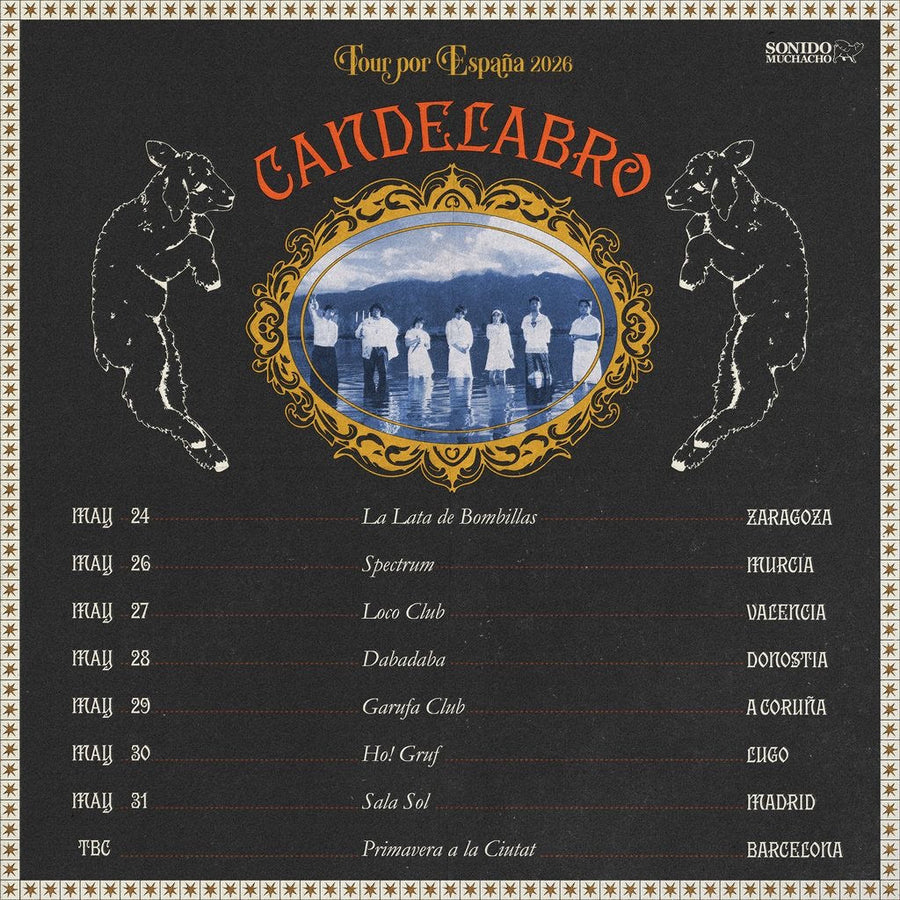 Candelabro anuncia su primera gira por España: 8 fechas únicas para descubrir a la banda chilena del momento