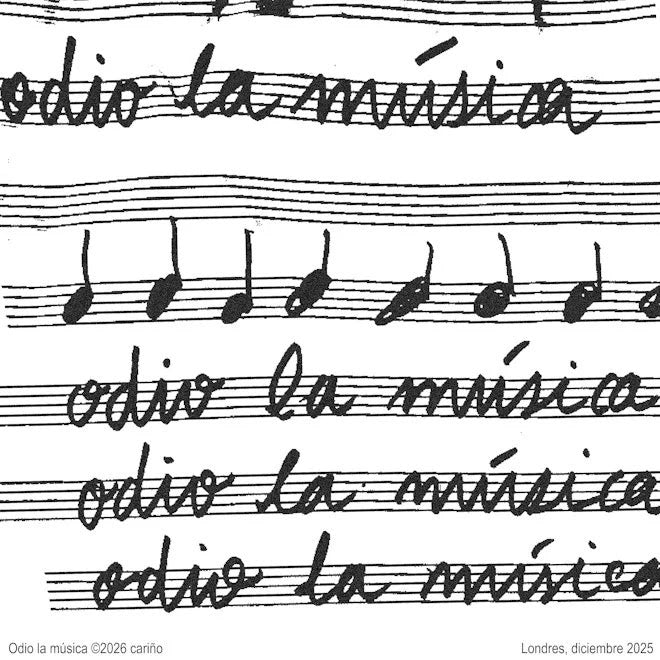 Cariño vuelve con "Odio La Música"