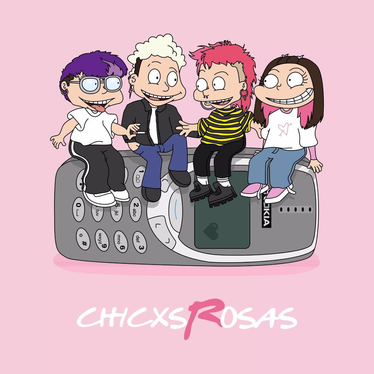 Chicxs Rosas se estrenan en la casa con "Nokia". Los nuevos "next big thing" del panorama