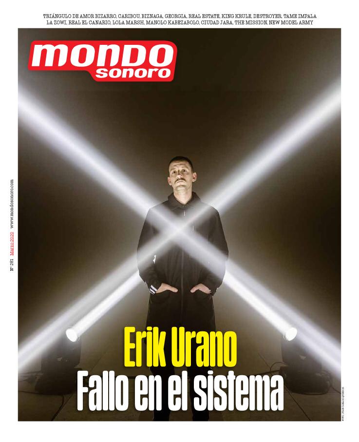 Erik Urano portada de Mondo Sonoro Marzo