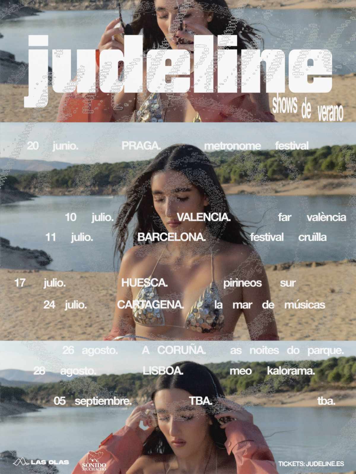 Judeline anuncia su gira de festivales de verano de 2026