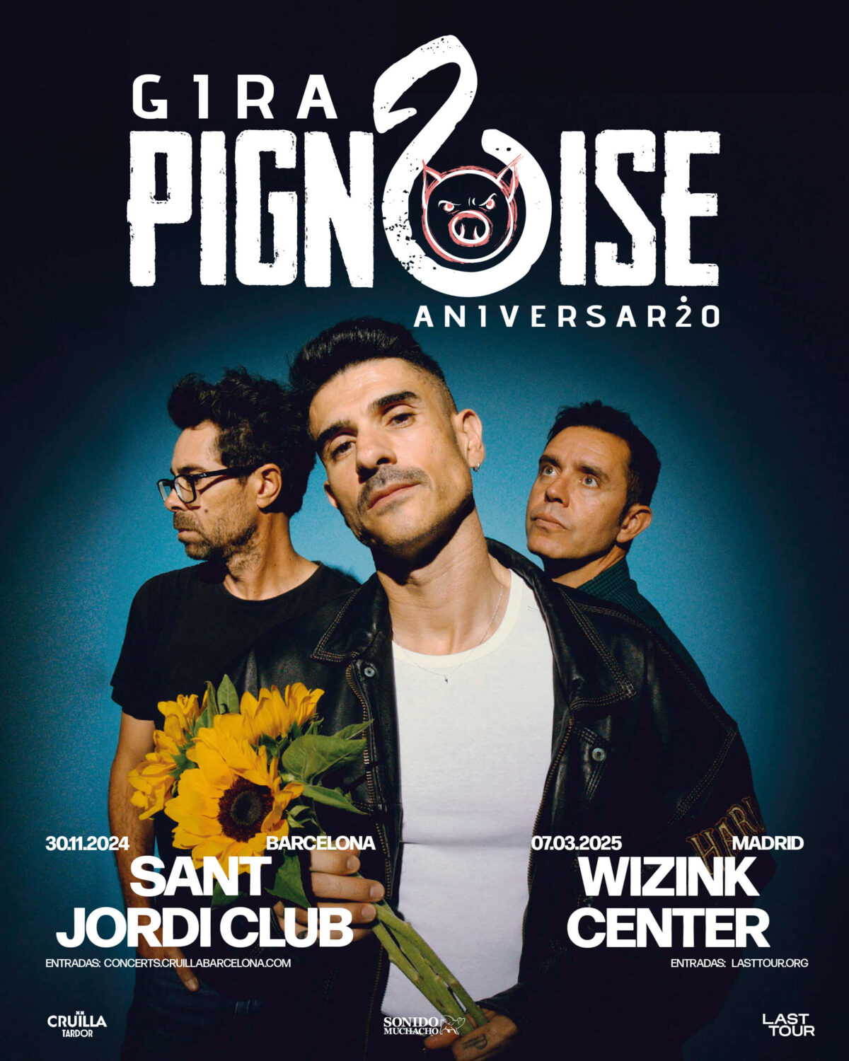 Pignoise celebran sus 20 años a lo grande en el Sant Jordi Club y Wizink Center
