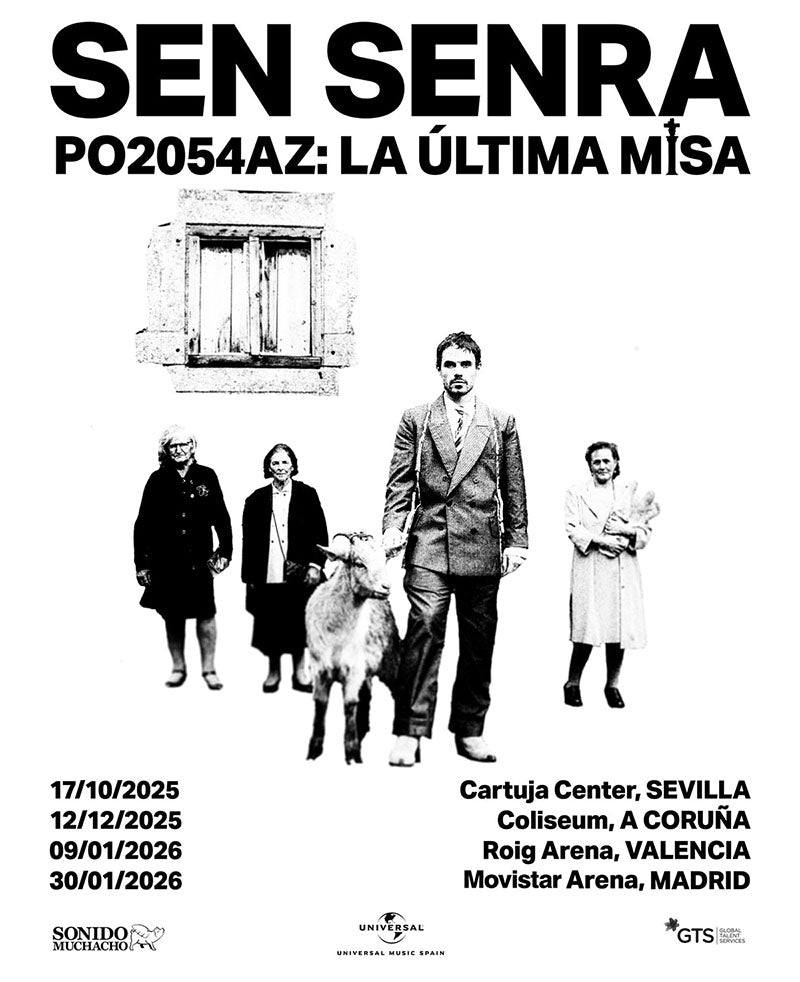 El fin del viaje del héroe: Sen Senra se despide de PO2054AZ en su gira “La última misa”