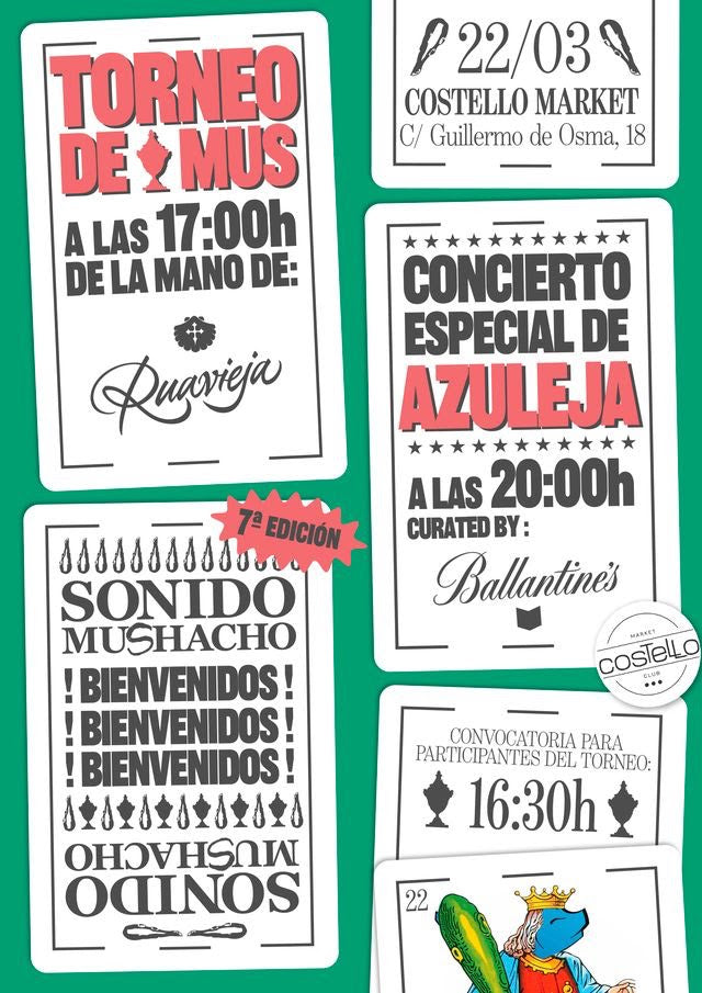 Sonido Mushacho vuelve el próximo 22 de marzo con la actuación estelar de Azuleja