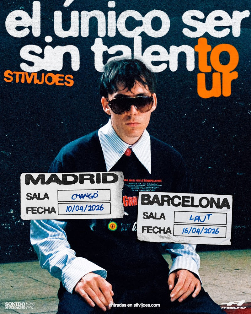 Stivijoes anuncia “El único ser sin talentour” a días del lanzamiento de su nuevo disco