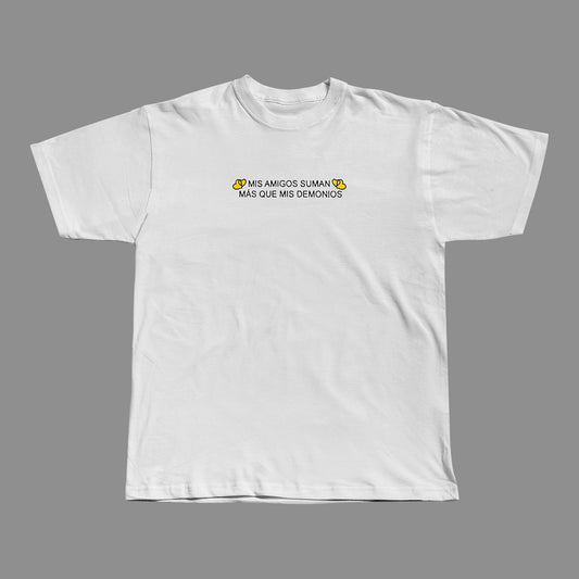 Camiseta Blanca Carolina Durante Hamburguesas