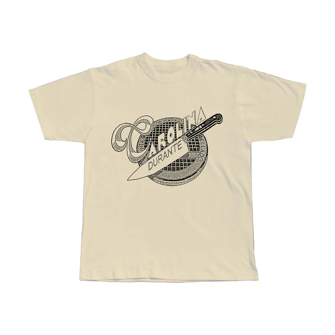 Carolina Durante - Camiseta logo (sand)