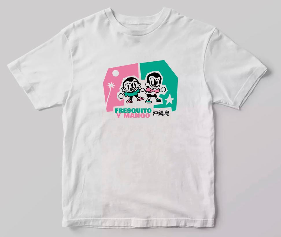 Camiseta Blanca Fresquito y Mango "Fresquito y Mango"
