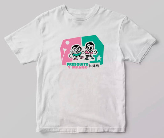 Camiseta Blanca Fresquito y Mango "Fresquito y Mango"