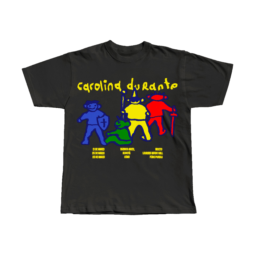 Carolina Durante - Camiseta Gira LATAM (Negro)
