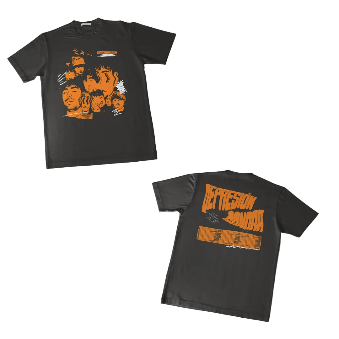 Camiseta Negra Depresión Sonora "Gira 2022"