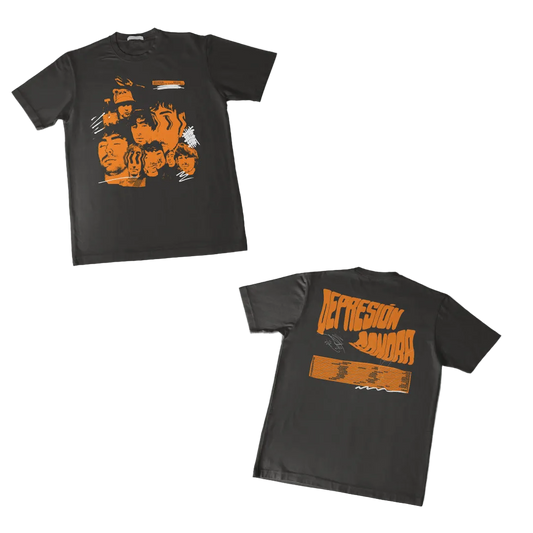 Camiseta Negra Depresión Sonora "Gira 2022"