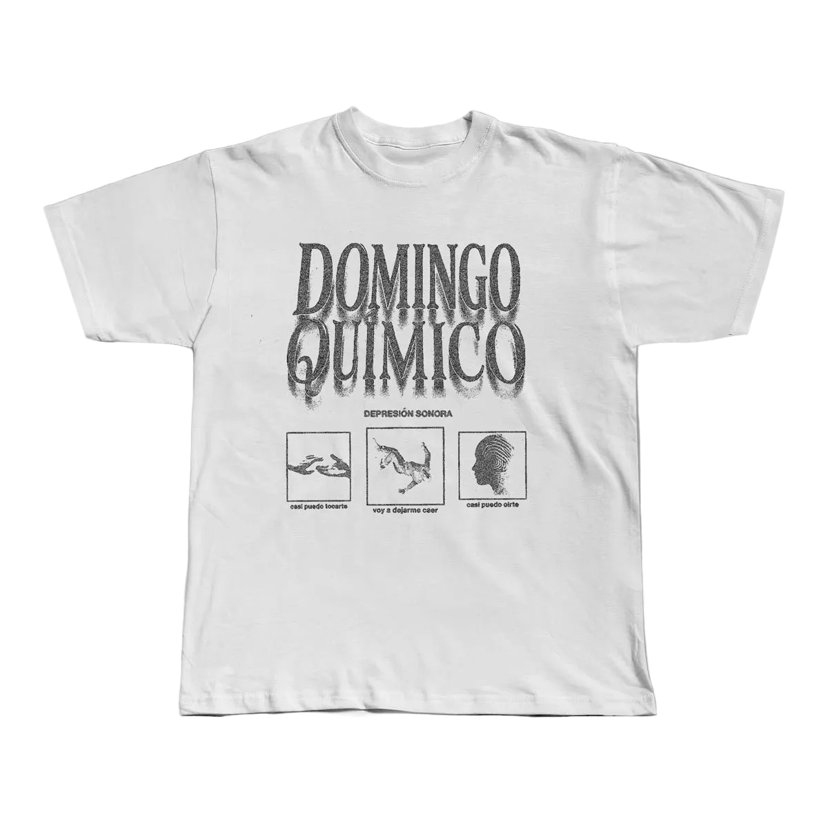 Depresión Sonora - Camiseta Blanca "Domingo Químico"