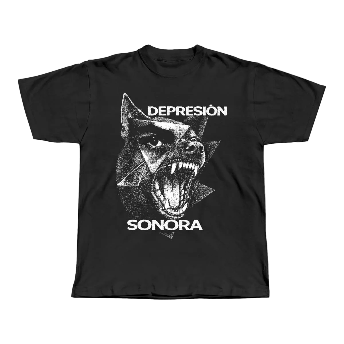 Depresión Sonora - Camiseta Negra "LPNEI"