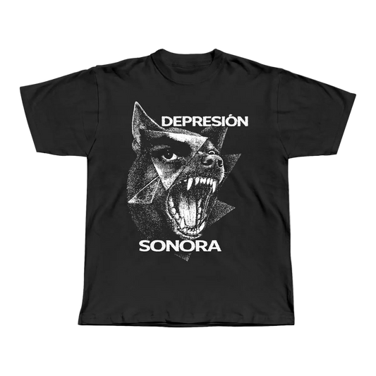 Depresión Sonora - Camiseta Negra "LPNEI"