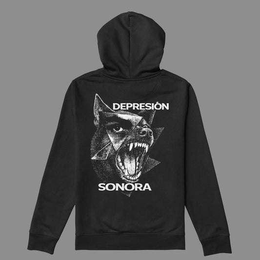 Sudadera Negra Depresión Sonora LPNEI