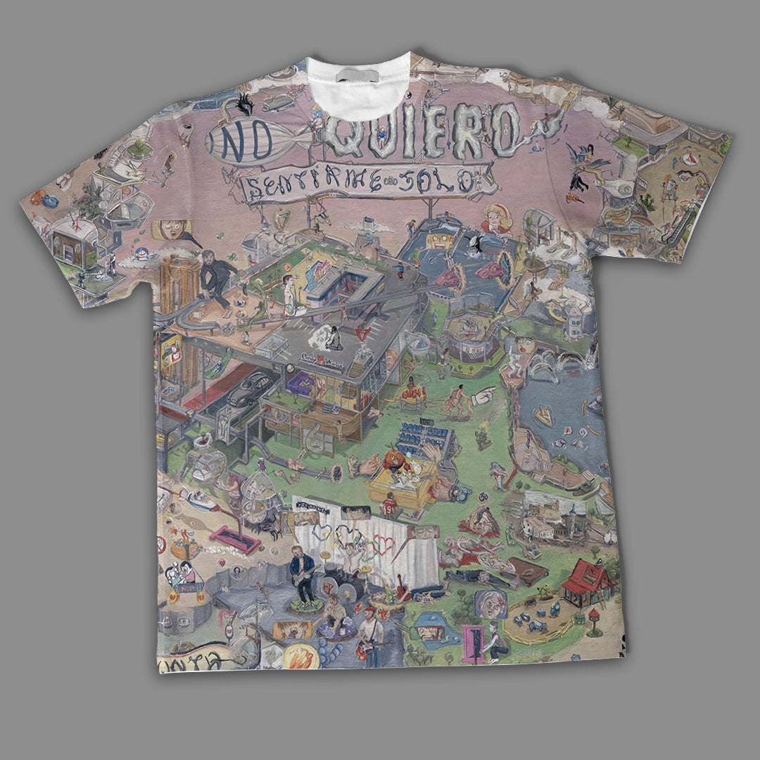 Camiseta Sand Mediapunta "No quiero sentirme solo"