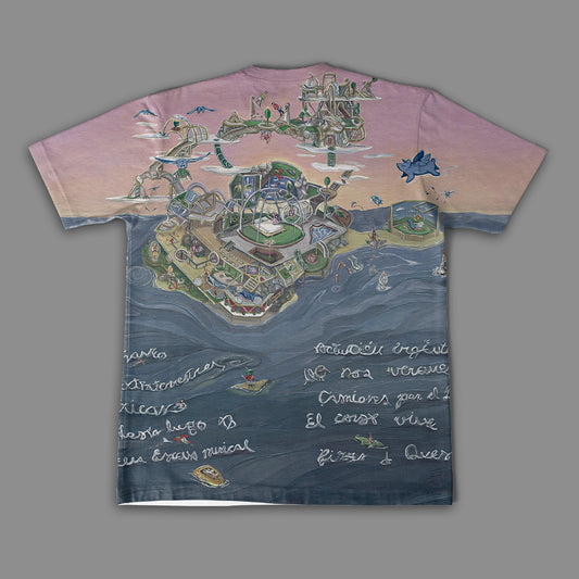 Camiseta Sand Mediapunta "No quiero sentirme solo"