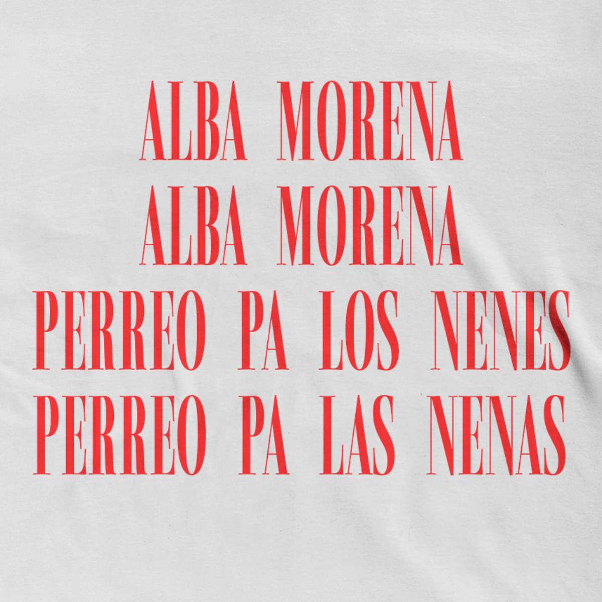 Camiseta Blanca Alba Morena