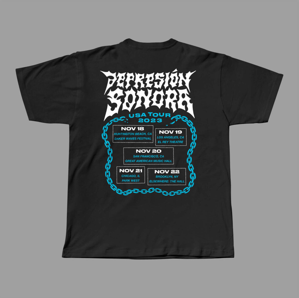 Camiseta Depresión Sonora "USA TOUR"