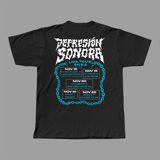 Camiseta Depresión Sonora "USA TOUR"