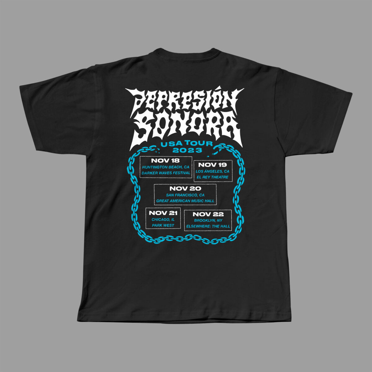 Camiseta Depresión Sonora "USA TOUR"
