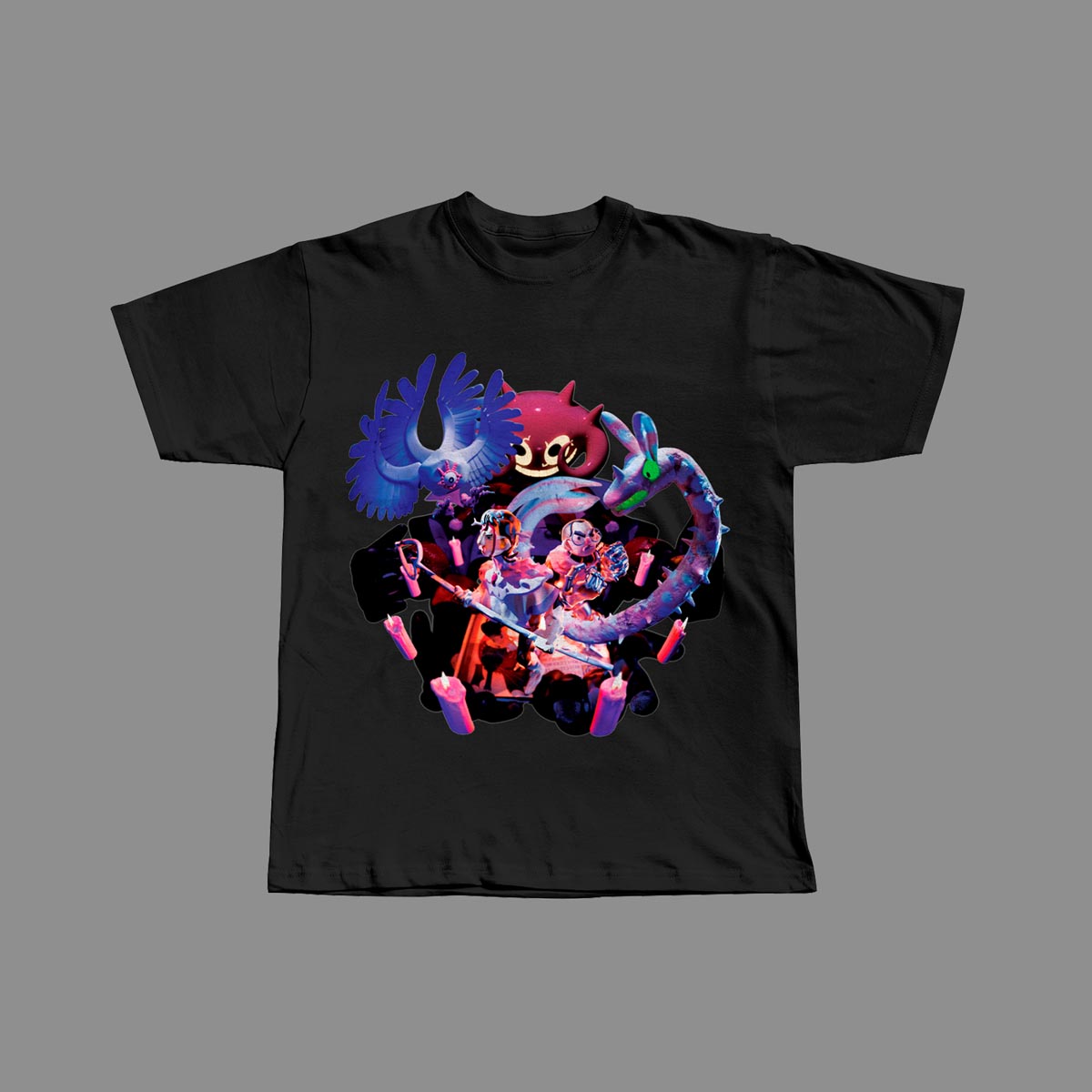 Camiseta Negra Fresquito y Mango 'LO QUE ME MATÓ'