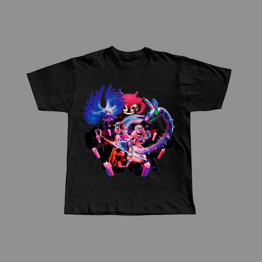 Camiseta Negra Fresquito y Mango 'LO QUE ME MATÓ'