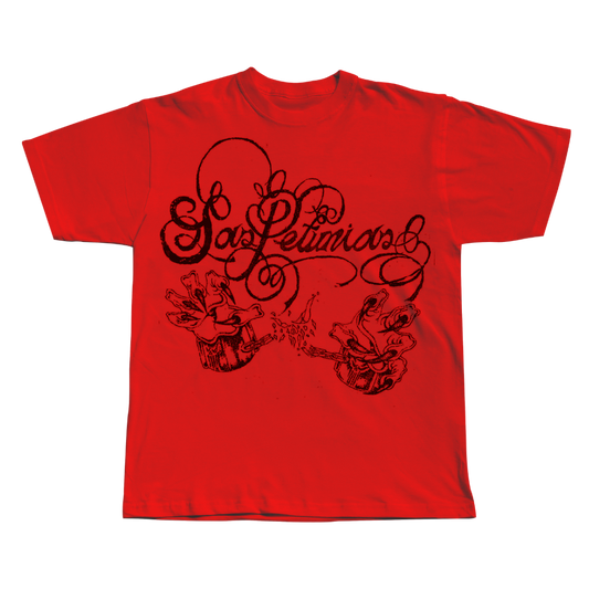 Camiseta Roja Las Petunias