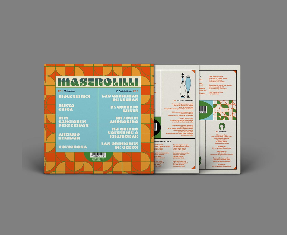 Mastrolilli - Moleskines + El cortejo breve (2x7")
