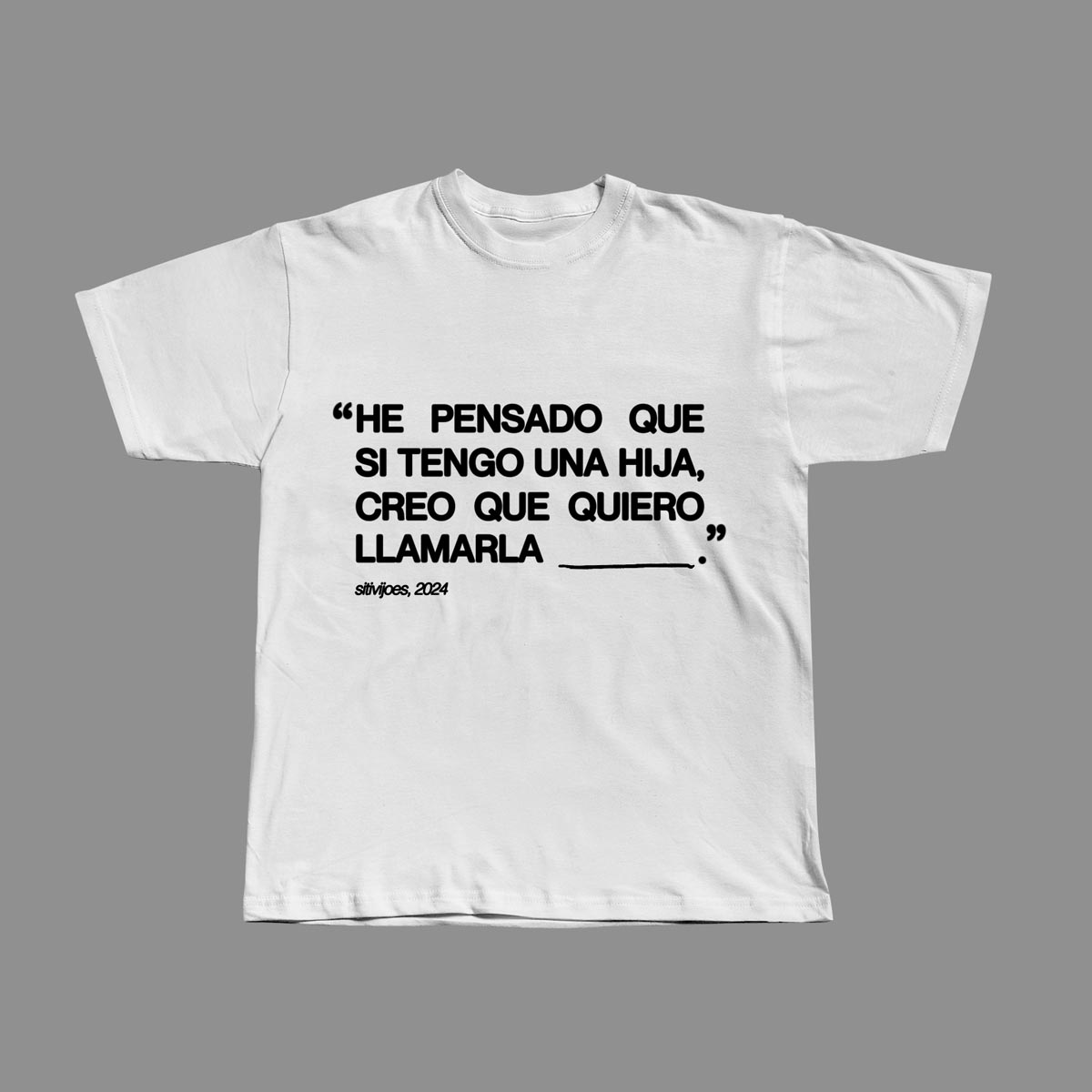 Camiseta Blanca Stivijoes 'Terapia'