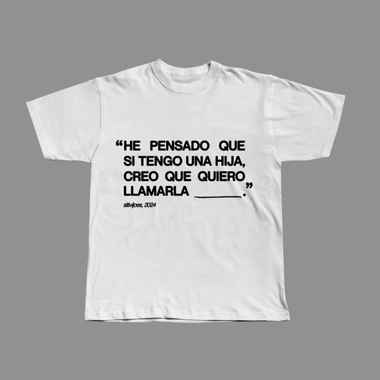 Camiseta Blanca Stivijoes 'Terapia'