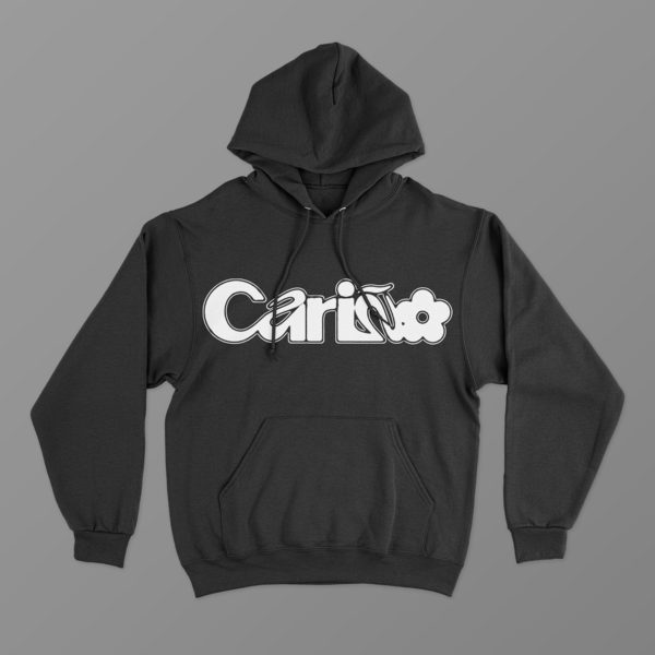 Carino-merch-sudadera-negra-