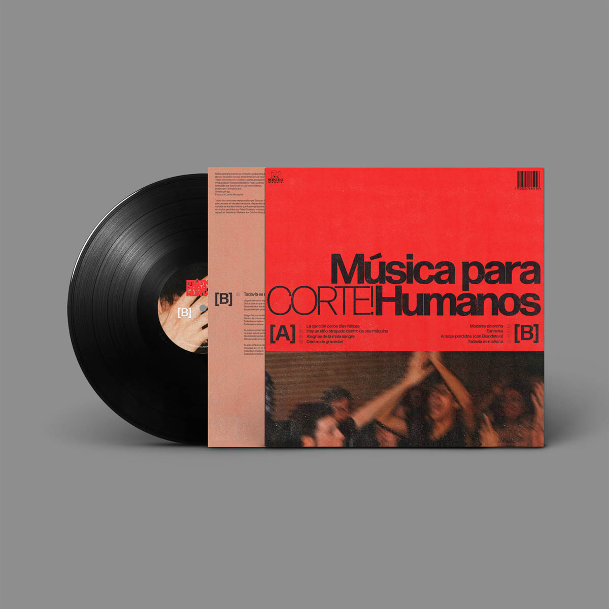 Corte - Música para humanos - mockup contra